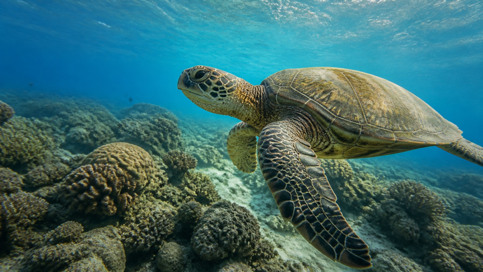Enhanced sea turtle