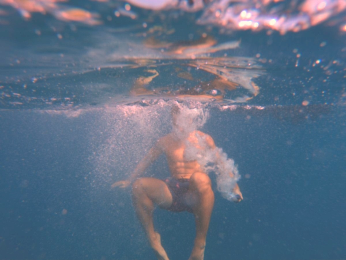 Enhanced underwater portrait